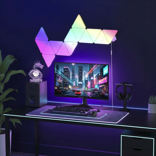 Smart Triangle Wall Lights (6 Panels)